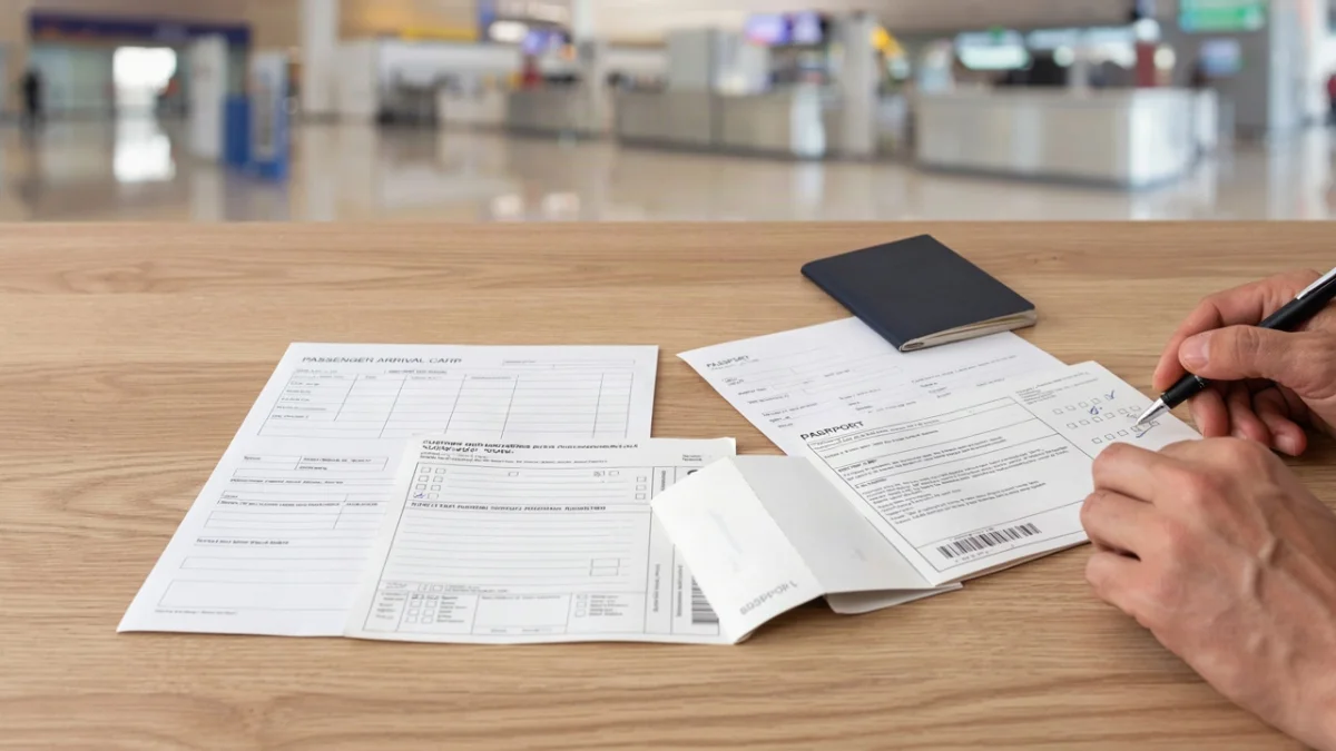 China Customs Declaration vs Arrival Card